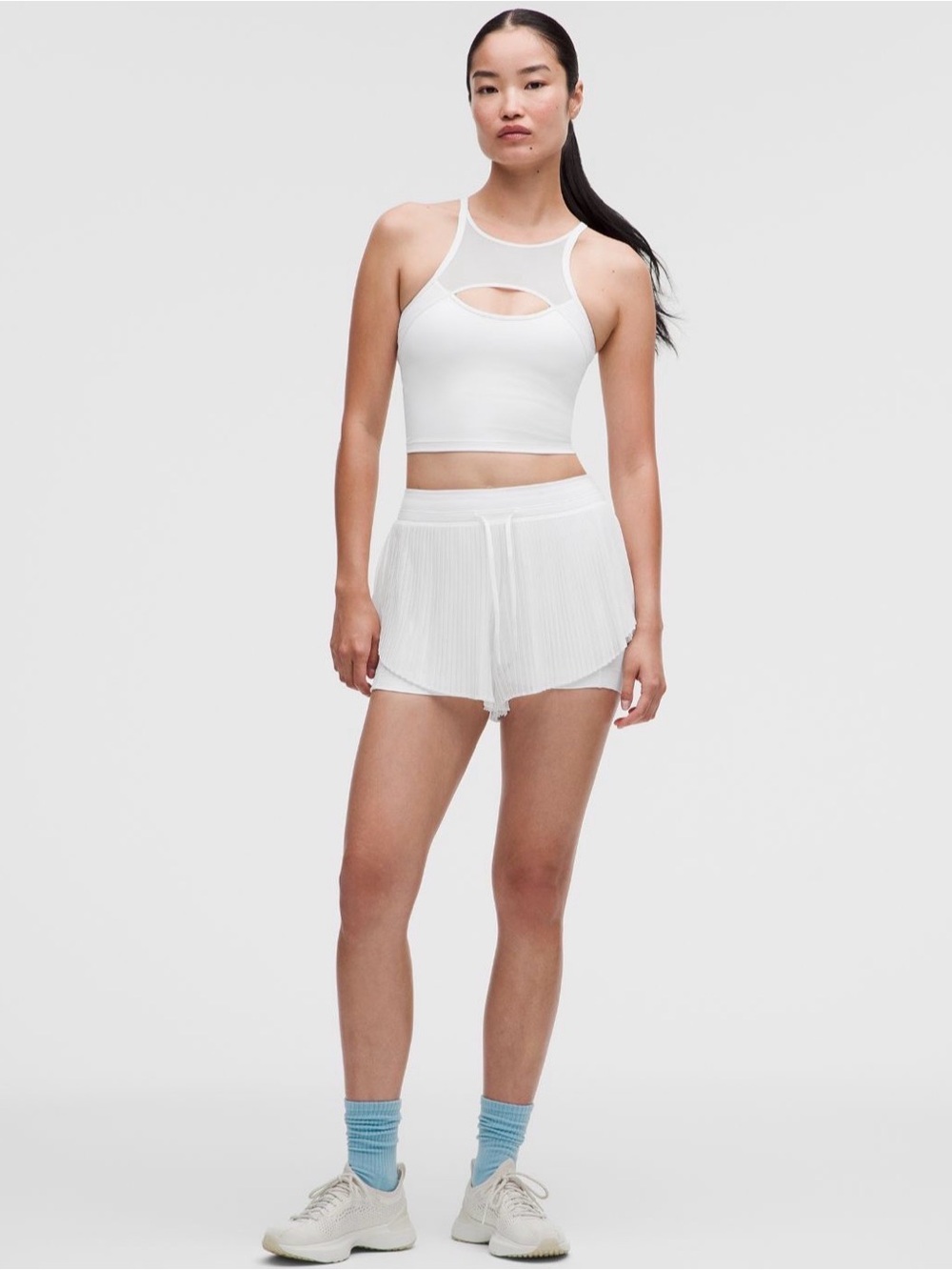 Lululemon Ace Advantage High-Rise Pleated Tennis Short 2" L NWT